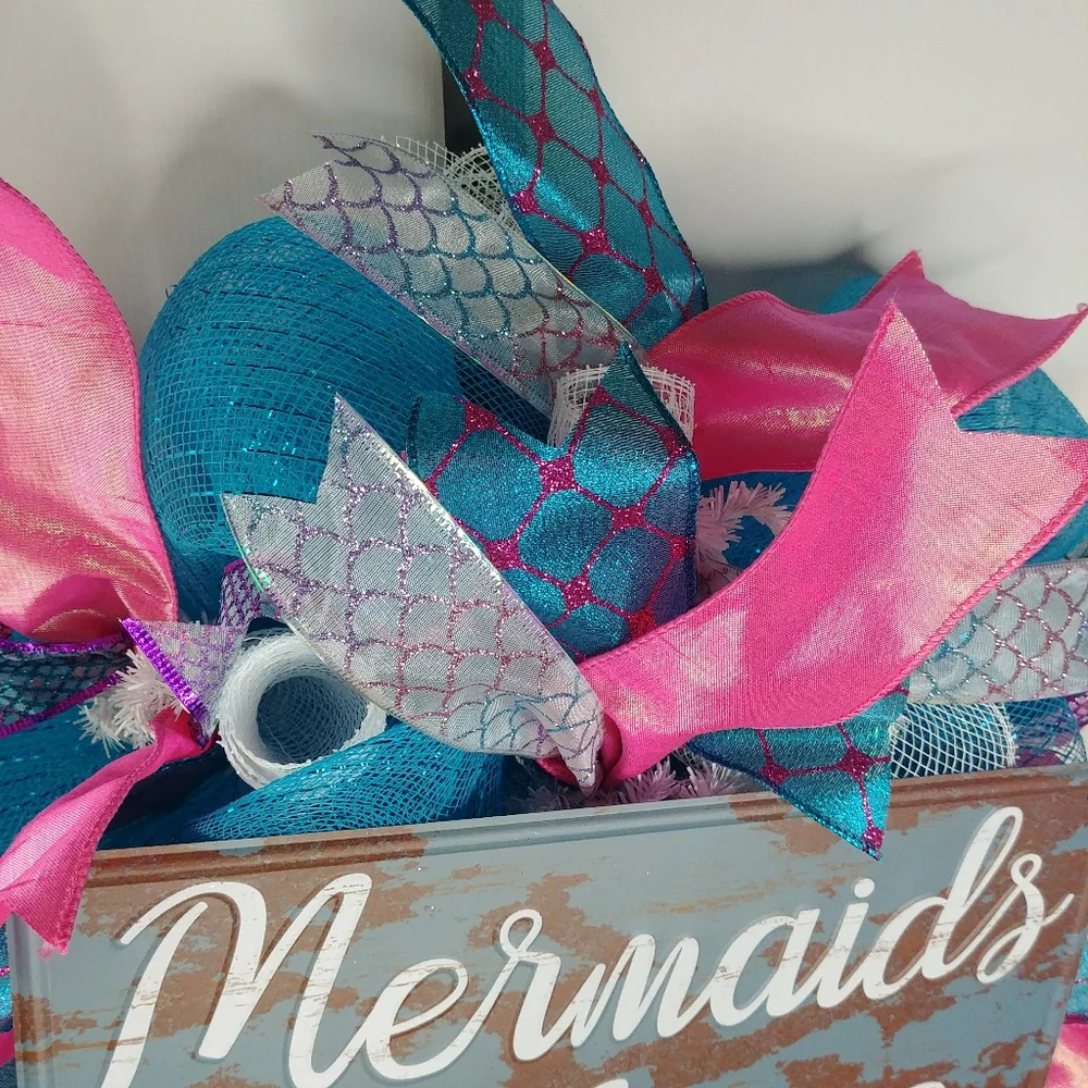 Mermaids Welcome Handmade Wreath